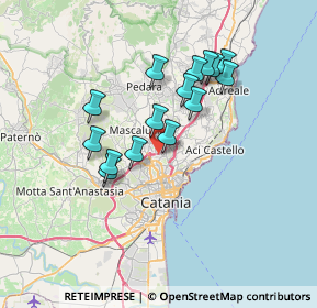 Mappa Via Gaetano Sanfilippo, 95030 Sant'Agata li Battiati CT, Italia (6.622)