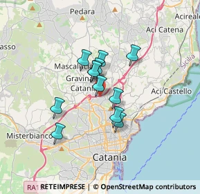 Mappa Via Gaetano Sanfilippo, 95030 Sant'Agata li Battiati CT, Italia (2.64333)