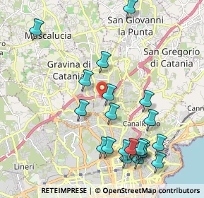 Mappa Via Gaetano Sanfilippo, 95030 Sant'Agata li Battiati CT, Italia (2.53)