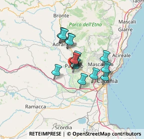 Mappa SP58 CONTRADA TRE FONTANE, 95047 Paternò CT, Italia (9.18375)