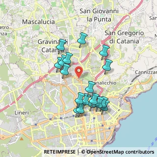 Mappa Via Luigi Einaudi, 95125 Catania CT, Italia (1.85889)