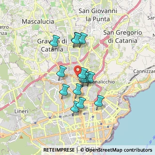 Mappa Via Luigi Einaudi, 95125 Catania CT, Italia (1.54857)