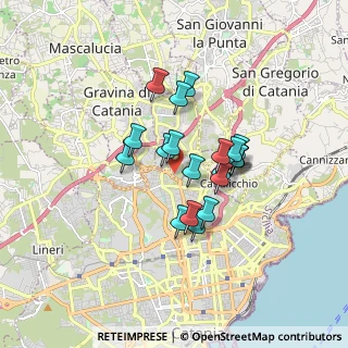 Mappa Via Luigi Einaudi, 95125 Catania CT, Italia (1.4345)