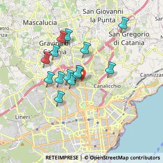 Mappa Via Luigi Einaudi, 95125 Catania CT, Italia (1.73286)