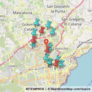 Mappa Via Luigi Einaudi, 95125 Catania CT, Italia (1.762)