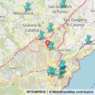 Mappa Via Luigi Einaudi, 95125 Catania CT, Italia (2.79154)