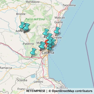 Mappa Via Luigi Einaudi, 95125 Catania CT, Italia (10.97071)