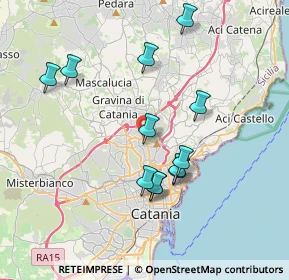 Mappa Via Luigi Einaudi, 95030 Sant'Agata Li Battiati CT, Italia (3.95)