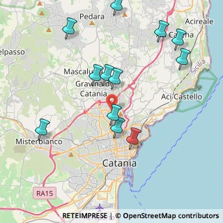 Mappa Via Luigi Einaudi, 95125 Catania CT, Italia (4.86833)