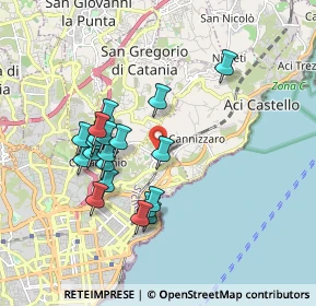 Mappa Via Pierre De Coubertin, 95126 Catania CT, Italia (1.8585)