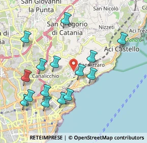 Mappa Via Pierre De Coubertin, 95126 Catania CT, Italia (2.35133)