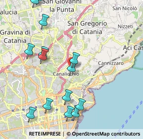 Mappa Via XX Settembre, 95027 San Gregorio di Catania CT, Italia (2.70214)