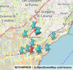 Mappa Via XX Settembre, 95027 San Gregorio di Catania CT, Italia (1.76167)