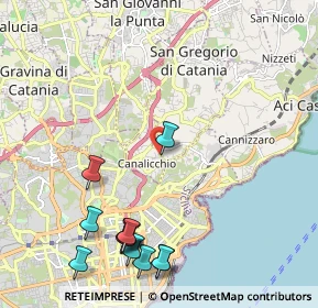 Mappa Via XX Settembre, 95027 San Gregorio di Catania CT, Italia (2.92917)