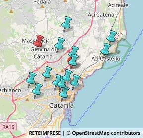Mappa Via XX Settembre, 95027 San Gregorio di Catania CT, Italia (3.55867)