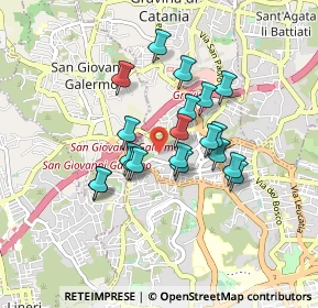 Mappa Via Guglielmo Oberdam, 95030 Gravina di Catania CT, Italia (0.76)