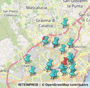Mappa Via Guglielmo Oberdam, 95030 Gravina di Catania CT, Italia (2.65421)