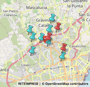 Mappa Via Guglielmo Oberdam, 95030 Gravina di Catania CT, Italia (1.35)