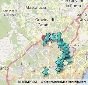 Mappa Via Guglielmo Oberdam, 95030 Gravina di Catania CT, Italia (2.107)