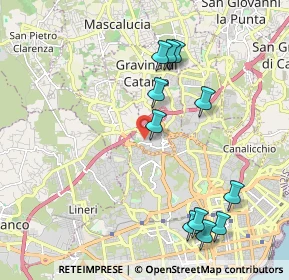 Mappa Via Guglielmo Oberdam, 95030 Gravina di Catania CT, Italia (2.45727)