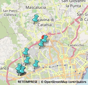 Mappa Via Guglielmo Oberdam, 95030 Gravina di Catania CT, Italia (2.9)