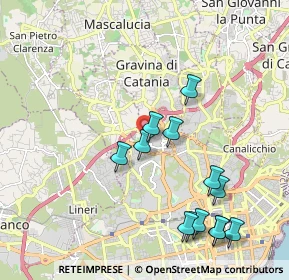 Mappa Via Guglielmo Oberdam, 95030 Gravina di Catania CT, Italia (2.46615)