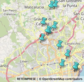 Mappa Via Guglielmo Oberdam, 95030 Gravina di Catania CT, Italia (2.44)