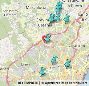Mappa Via Guglielmo Oberdam, 95030 Gravina di Catania CT, Italia (2.48917)