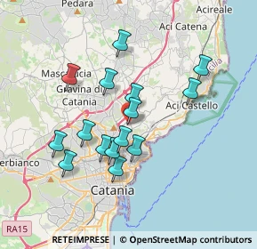 Mappa Via Bertoni, 95030 Catania CT, Italia (3.53)