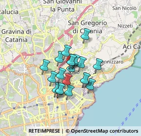 Mappa Via Bertoni, 95030 Catania CT, Italia (1.2755)