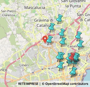 Mappa Via Fratelli Bandiera, 95030 Gravina di Catania CT, Italia (2.75053)