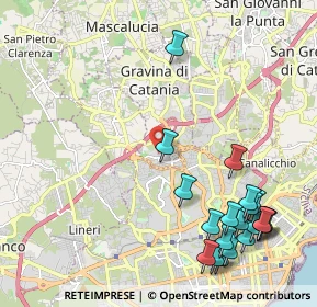 Mappa Via Fratelli Bandiera, 95030 Gravina di Catania CT, Italia (3.0385)