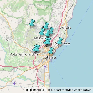 Mappa Via Nino Bixio, 95125 Catania CT, Italia (4.56182)