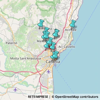 Mappa Via Nino Bixio, 95125 Catania CT, Italia (4.66333)