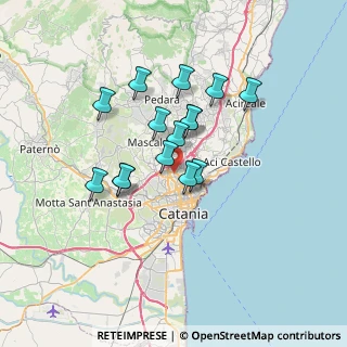 Mappa Via Nino Bixio, 95125 Catania CT, Italia (6.074)