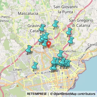 Mappa Via Nino Bixio, 95125 Catania CT, Italia (1.921)