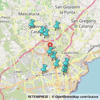 Mappa Via Nino Bixio, 95125 Catania CT, Italia (1.91636)