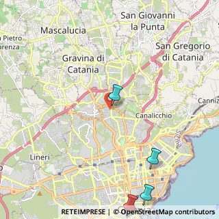 Mappa Via Nino Bixio, 95125 Catania CT, Italia (3.1925)