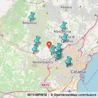 Mappa Via Carlo e Giuseppe Privitera, 95045 Misterbianco CT, Italia (3.38)