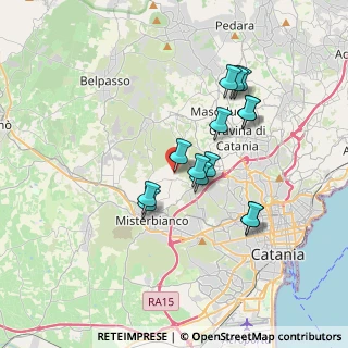 Mappa Via Carlo e Giuseppe Privitera, 95045 Misterbianco CT, Italia (3.49143)