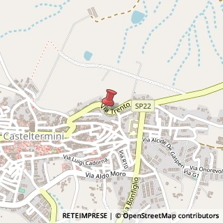 Mappa Via Jan Palach, 27, 92025 Casteltermini AG, Italia, 92025 Casteltermini, Agrigento (Sicilia)