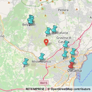 Mappa Via S. Antonio Romito, 95045 Misterbianco CT, Italia (5.0175)