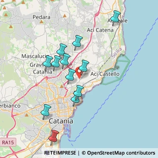 Mappa Via Piave, 95027 Carrubazza-Motta CT, Italia (4.01917)
