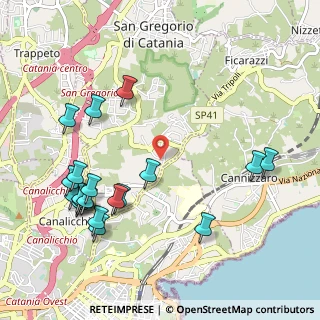 Mappa Via Piave, 95027 Carrubazza-Motta CT, Italia (1.3675)
