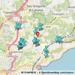 Mappa Via Piave, 95027 Carrubazza-Motta CT, Italia (1.0335)
