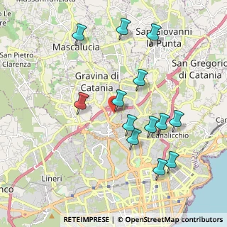 Mappa Via S. Domenico Savio, 95030 Gravina di Catania CT, Italia (2.23308)