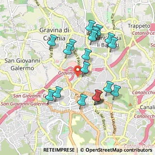 Mappa Via S. Domenico Savio, 95030 Gravina di Catania CT, Italia (1.0395)