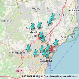 Mappa Via S. Domenico Savio, 95030 Gravina di Catania CT, Italia (3.57571)