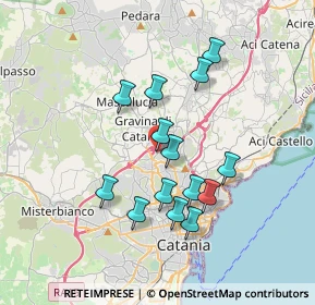 Mappa Via Domenico Savio S., 95030 Gravina di Catania CT, Italia (3.56357)