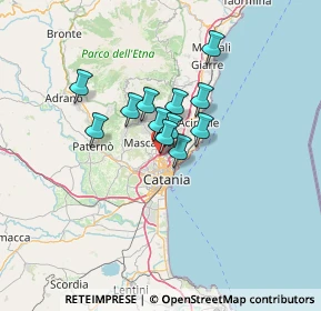 Mappa Via Domenico Savio S., 95030 Gravina di Catania CT, Italia (9.37667)
